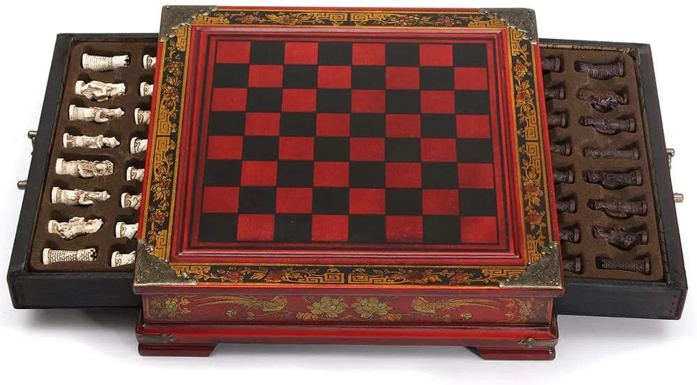 میز چوبی قهوه و شطرنج رزینی، هدایای کلکسیونی قدیمی، تزئینات شطرنج میز عتیقه میز چوبی قهوه و شطرنج رزینی، هدایای کلکسیونی قدیمی، تزئینات شطرنج میز عتیقه