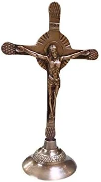 مجسمه برنجی عتیقه صلیب مسیح مجسمه برنجی عتیقه صلیب مسیح