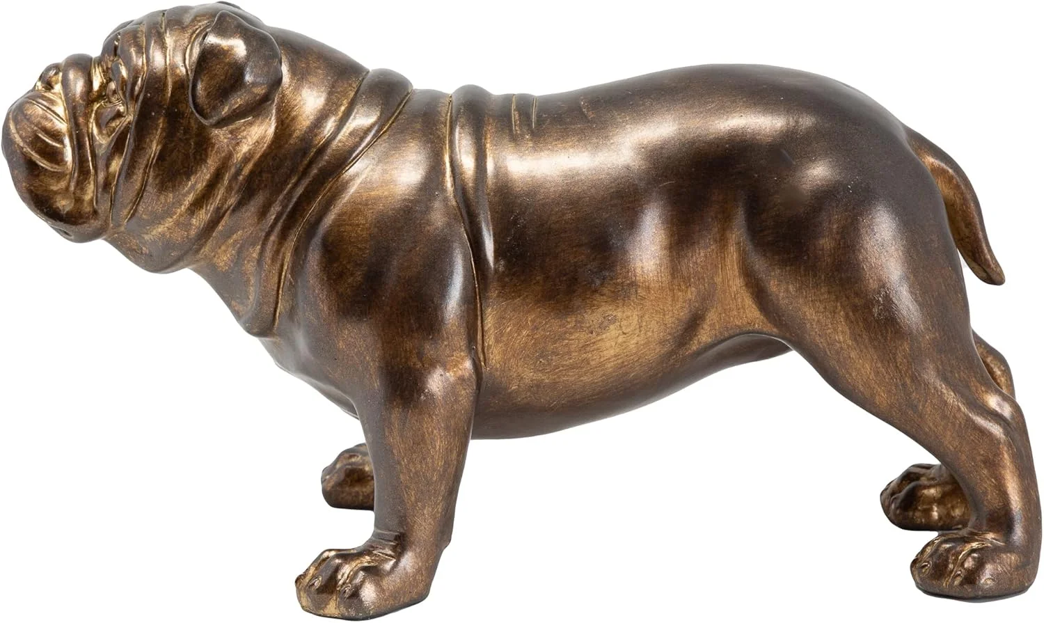 مجسمه سگ بولداگ ایستاده برنزی رزینی THORNE ANTIQUES AND COLLECTABLES با روکش برنز مجسمه سگ بولداگ ایستاده برنزی رزینی THORNE ANTIQUES AND COLLECTABLES با روکش برنز