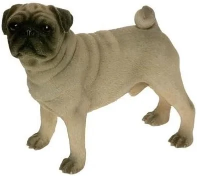 مجسمه سگ پاگ ایستاده - مجسمه سگ کلکسیونی اثر لئوناردو مجسمه سگ پاگ ایستاده - مجسمه سگ کلکسیونی اثر لئوناردو