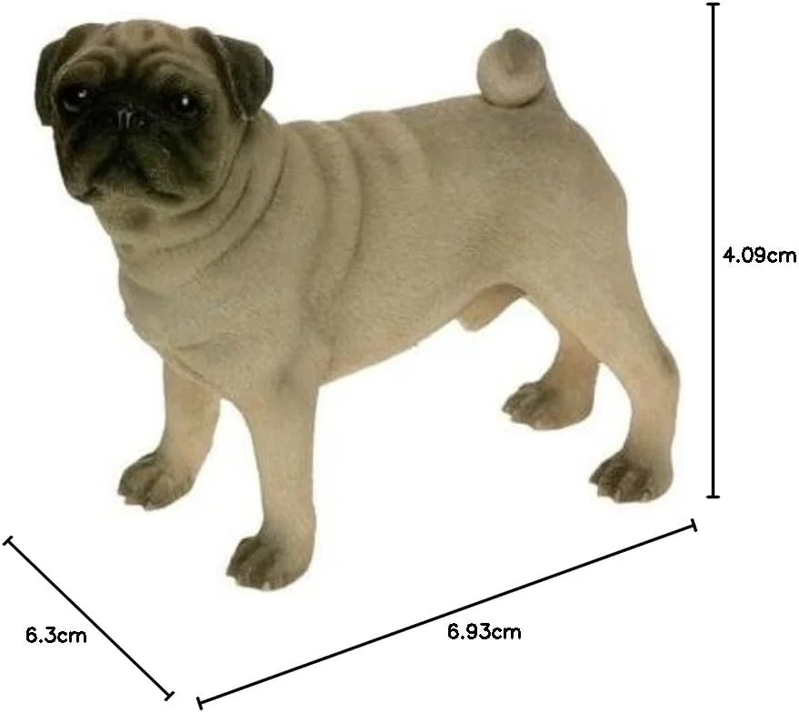 مجسمه سگ پاگ ایستاده - مجسمه سگ کلکسیونی اثر لئوناردو