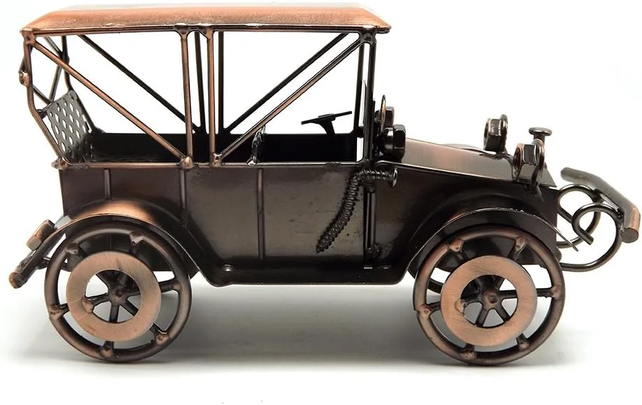 مدل ماشین فلزی عتیقه قدیمی، تزئینی برای دکوراسیون منزل، دست ساز، کلکسیونی، هدیه