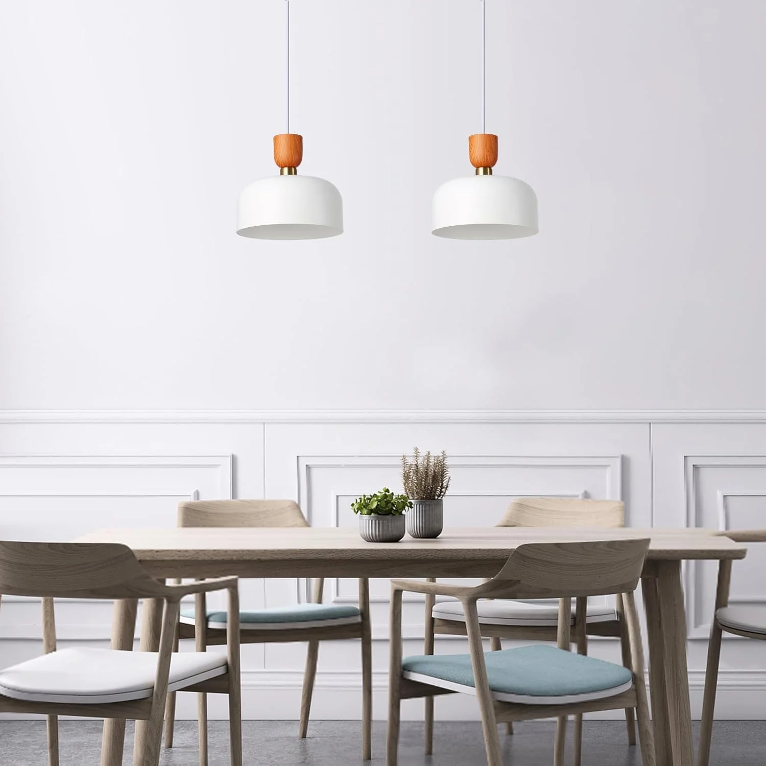 چراغ آویز سقفی آلپینالوز – فولاد سفید با رنگ طرح چوب، حلقه تزئینی طلایی، کلاهک 30 سانتی متری، سرپیچ لامپ E27 – طراحی شیک برای اتاق نشیمن، اتاق غذاخوری و اتاق خواب چراغ آویز سقفی آلپینالوز – فولاد سفید با رنگ طرح چوب، حلقه تزئینی طلایی، کلاهک 30 سانتی متری، سرپیچ لامپ E27 – طراحی شیک برای اتاق نشیمن، اتاق غذاخوری و اتاق خواب