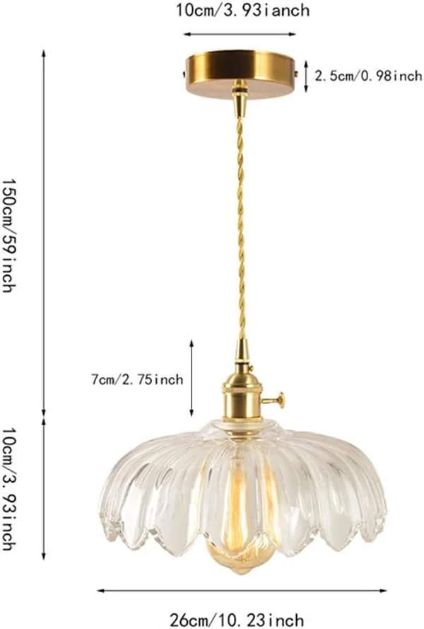 چراغ آویز مدرن تک شعله با روکش برنجی و حباب شیشه ای شفاف، روشنایی جزیره آشپزخانه، چراغ آویز تک سر با طرح گل خلاقانه برای نورپردازی تزئینی بالکن رستوران چراغ آویز مدرن تک شعله با روکش برنجی و حباب شیشه ای شفاف، روشنایی جزیره آشپزخانه، چراغ آویز تک سر با طرح گل خلاقانه برای نورپردازی تزئینی بالکن رستوران