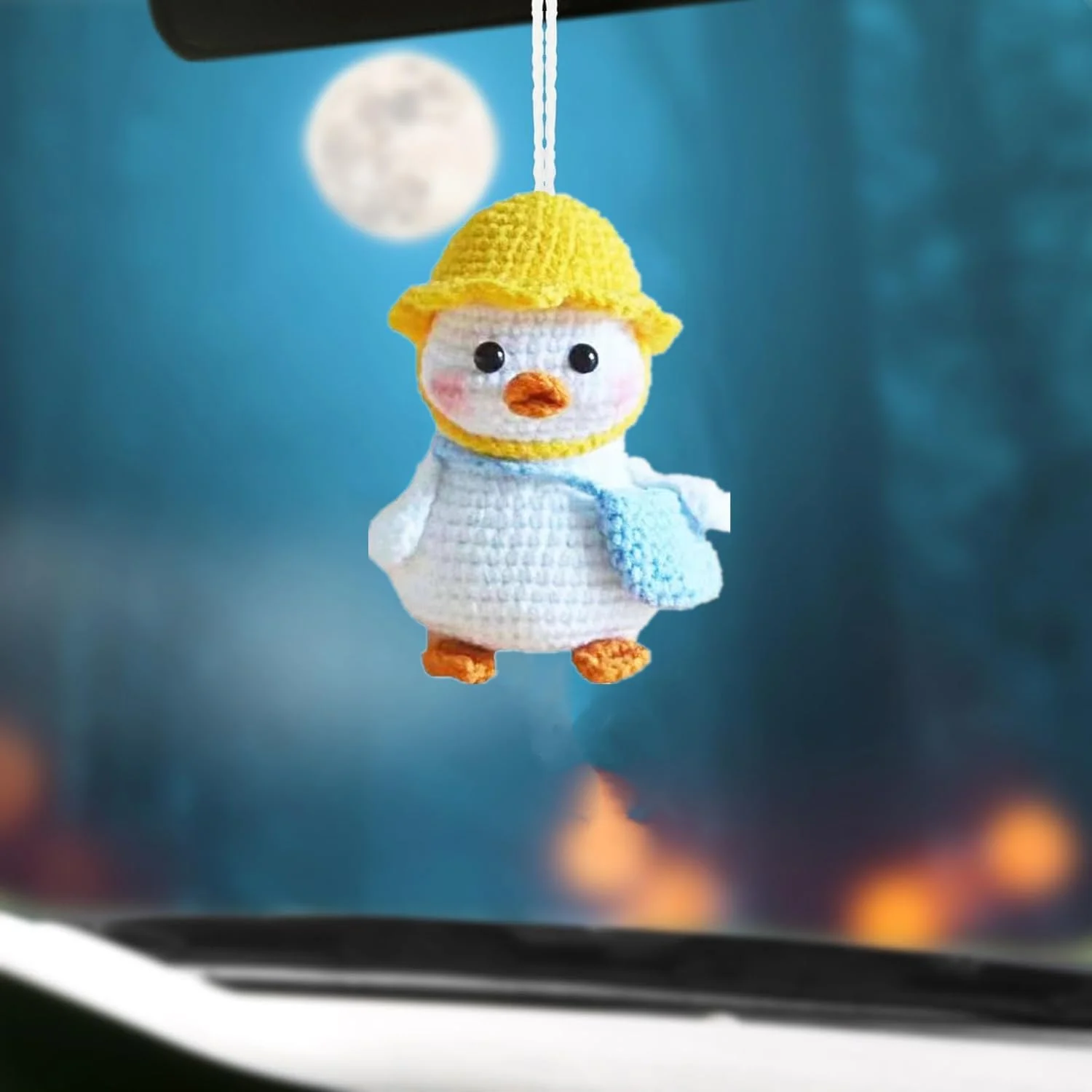 آویز تزیینی آینه خودرو - آویز تزیینی آینه عقب خودرو - لوازم جانبی خودرو بافتنی دست ساز - آویزهای تزیینی بافتنی زیبا (اردک A) آویز تزیینی آینه خودرو - آویز تزیینی آینه عقب خودرو - لوازم جانبی خودرو بافتنی دست ساز - آویزهای تزیینی بافتنی زیبا (اردک A)