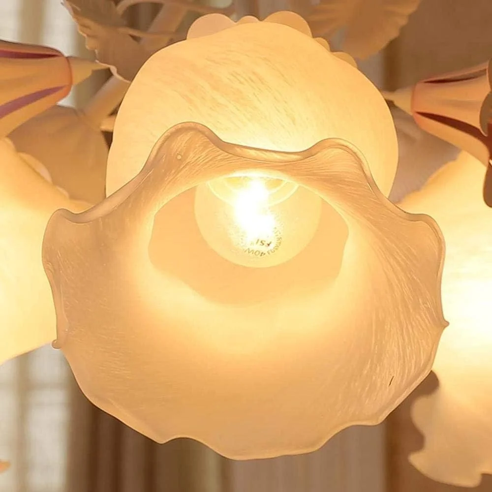 چراغ آویز لوستر، روشنایی خلاقانه، لوسترهای شیشه ای 3 سر، چراغ آویز سقفی فلزی تزئینی مناسب اتاق خواب، اتاق نشیمن، رستوران