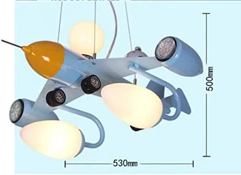 لوستر - چراغ آویز هنری آهنی، چراغ سقفی LED اتاق خواب، اتاق کودکان، اتاق نشیمن، لوستر تزئینی اتاق مطالعه