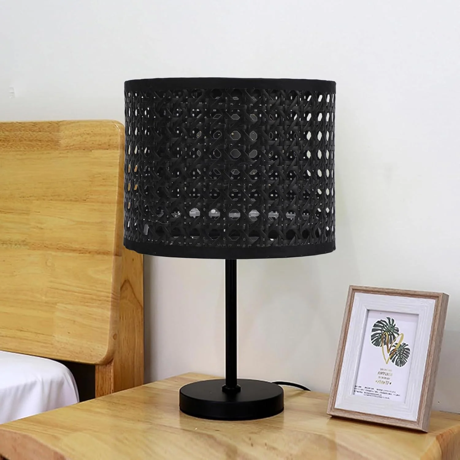 آباژور طرح دار توخالی و مقاوم Cryfokt، آباژور مشکی تزئینی مدرن، جایگزینی از جنس PE برای چراغ رومیزی، چراغ ایستاده و لوستر