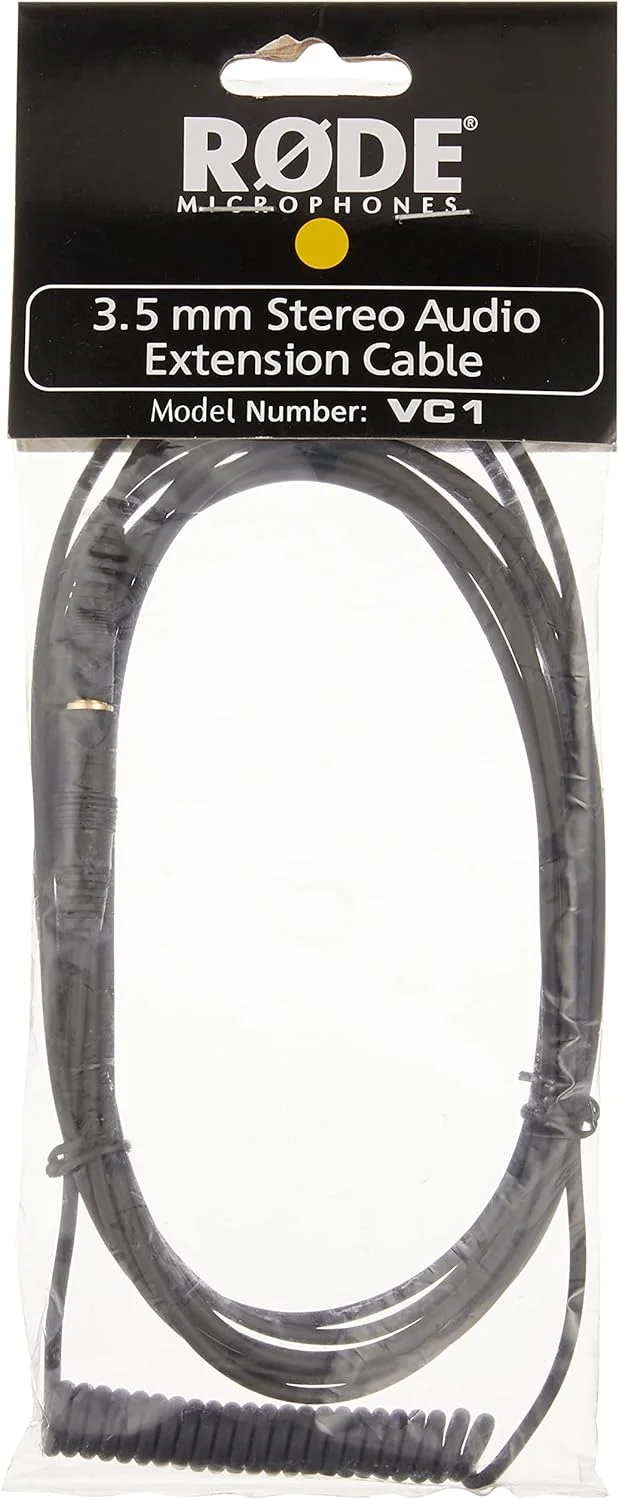 کابل افزایش طول استریو 3.5 میلیمتری RØDE VC1، مناسب هدفون کابل افزایش طول استریو 3.5 میلیمتری RØDE VC1، مناسب هدفون