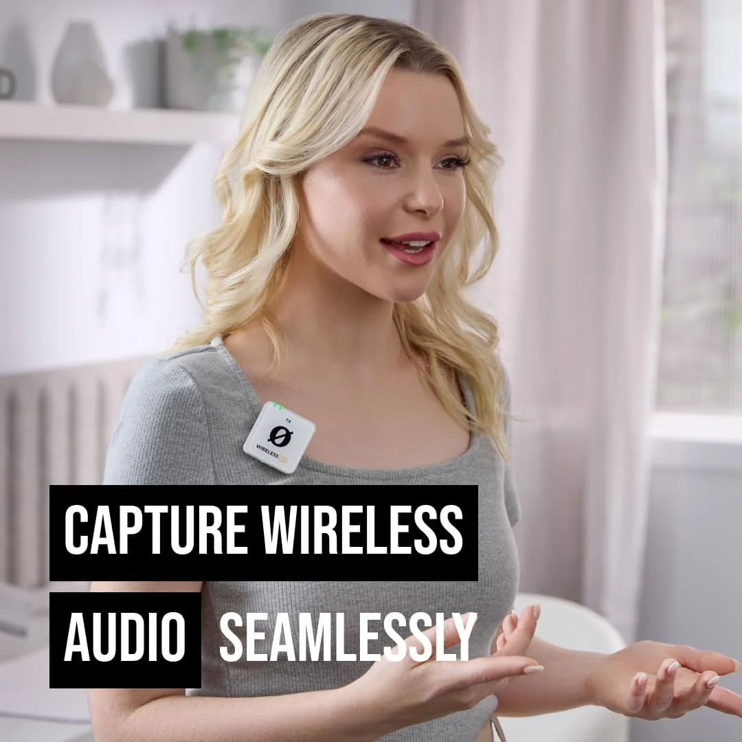 ست دوتایی میکروفون بیسیم فوقالعاده فشرده RØDE Wireless ME با میکروفونهای داخلی، فناوری GainAssist و برد 100 متری برای فیلمسازی، مصاحبهها و تولید محتوا (سفید) ست دوتایی میکروفون بیسیم فوقالعاده فشرده RØDE Wireless ME با میکروفونهای داخلی، فناوری GainAssist و برد 100 متری برای فیلمسازی، مصاحبهها و تولید محتوا (سفید)