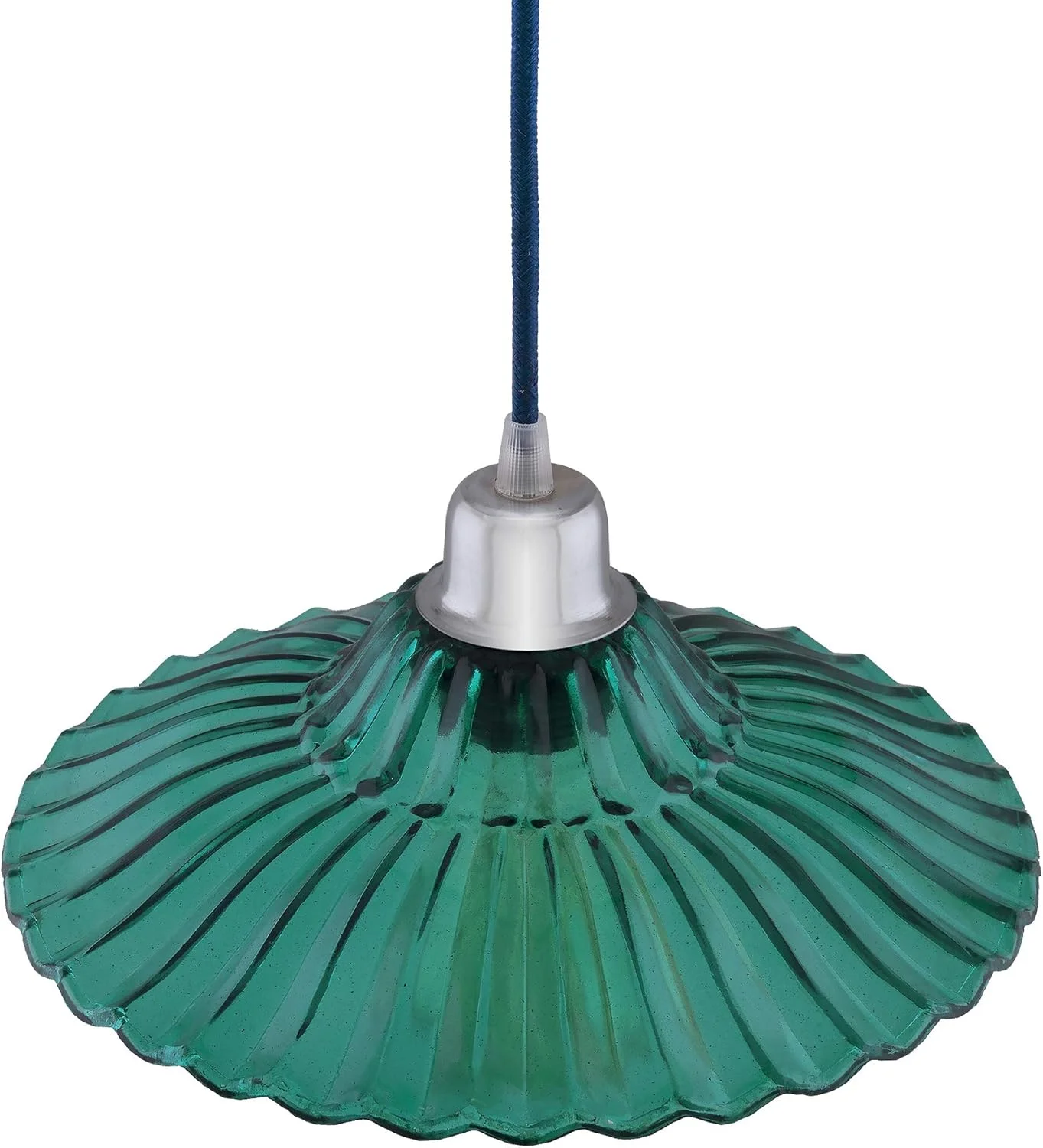 چراغ آویز Homesake با سرپیچ E27 و شید شیشه ای رنگی | لامپ رشته ای LED | چراغ آویز سقفی، لوستر تزئینی عتیقه، جھومار، لوازم دکوری منزل - مشکی