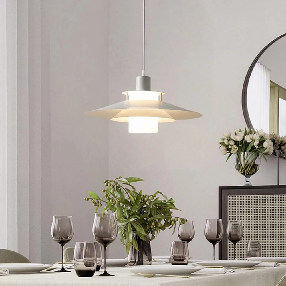چراغ آویز جزیره آشپزخانه نوردیک، چراغ آویز شیشه ای سفید، چراغ های آویز مدرن برای بار سالن، اتاق ناهار خوری، رستوران، دکوراسیون منزل، لوستر، چراغ های سقفی