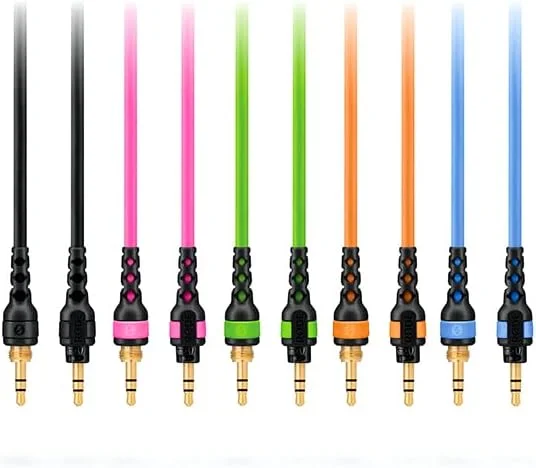 کابل RØDE NTH برای هدفون NTH-100، طول 2.4 متر، کابل صوتی 3.5 میلی متری نر به نر به همراه آداپتور ¼ اینچی (سبز)