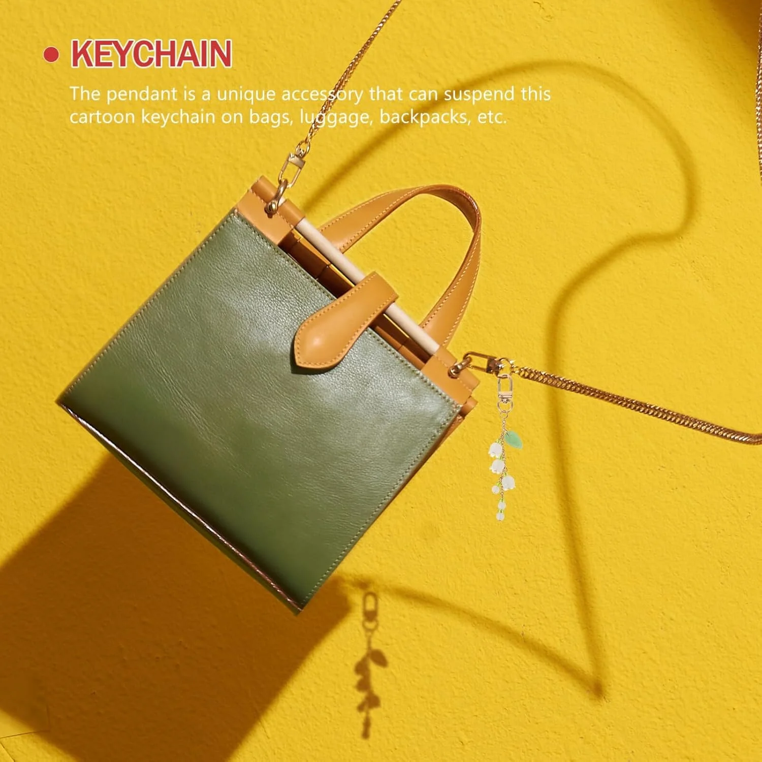 جاکلیدی های کوچک و زیبا برای کلید ماشین، جاکلیدی گل شیشه ای سفارشی با کارابین، لوازم جانبی بند مچی برای مردان و زنان، آویز تزئینی کوچک (2 عدد)