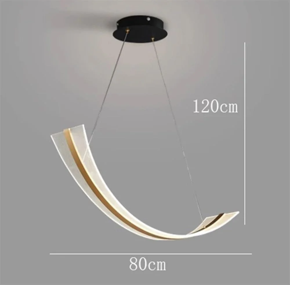 چراغ آویز LED دکور خانه، چراغ های روشنایی داخلی، لامپ سقفی، چراغ آویز لوستر LED تزئینی داخلی، 1 حلقه - APP با قابلیت تنظیم نور از راه دور
