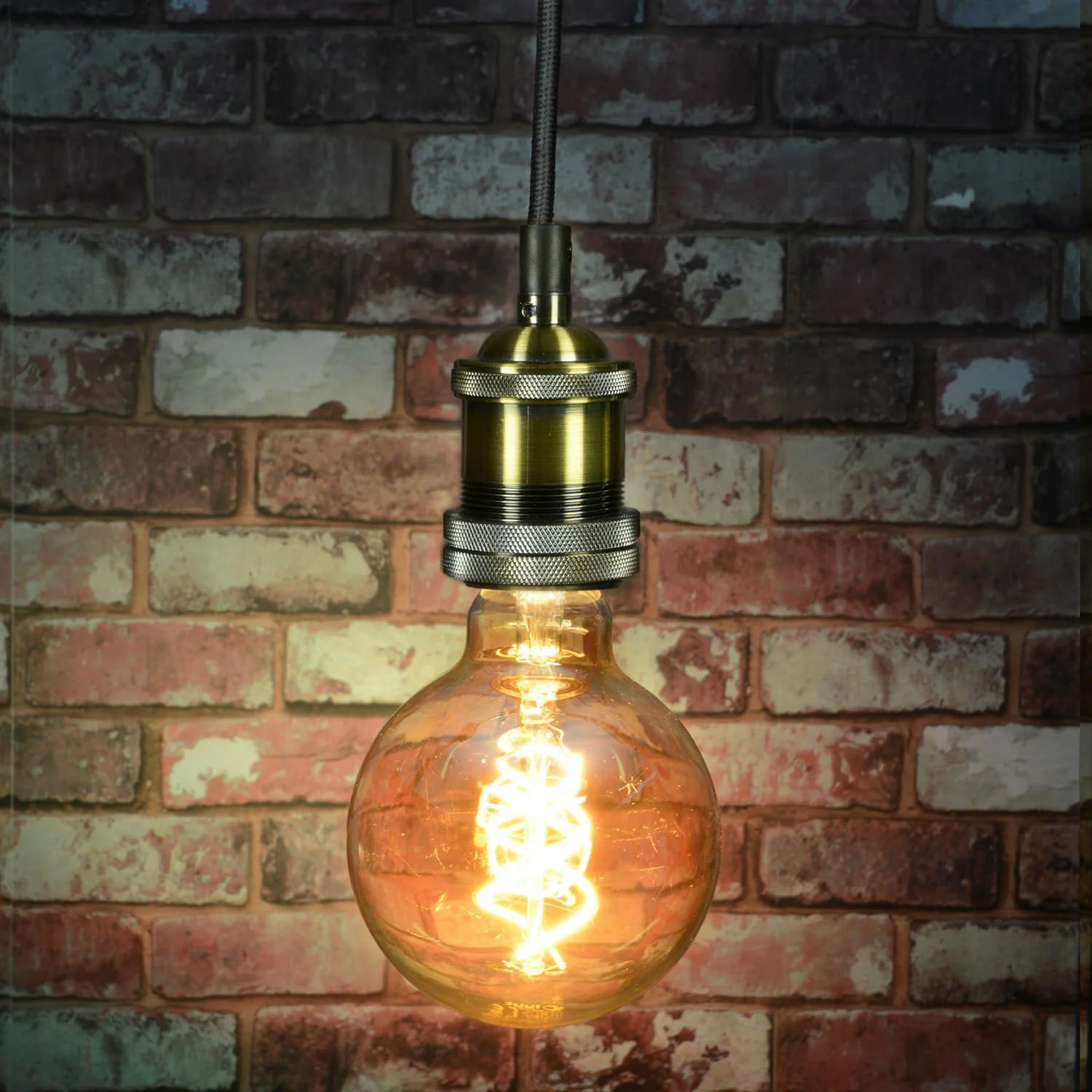 Lyyt | ست سیم آویز E27 | طلایی عتیقه