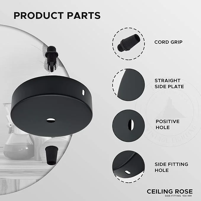چراغ آویز مدرن با حباب شیشه ای کهربایی بافت دار، 200 میلی متر با سیم قابل تنظیم 1 متری، طراحی تک گوی، پایه سقفی مشکی (طلایی)