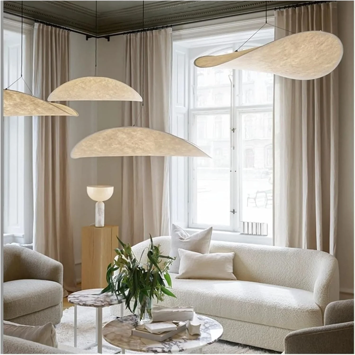 چراغ آویز ابریشمی، لوستر فانوسی پارچه ای، چراغ آویز سقفی مدرن، چراغ های آویز راه راه، چراغ آویز سه رنگ برای اتاق نشیمن، اتاق خواب، هتل، سالن، کافه، دکور هنری، روشنایی 3000K 4000K 6500K (40 سانتی متر) چراغ آویز ابریشمی، لوستر فانوسی پارچه ای، چراغ آویز سقفی مدرن، چراغ های آویز راه راه، چراغ آویز سه رنگ برای اتاق نشیمن، اتاق خواب، هتل، سالن، کافه، دکور هنری، روشنایی 3000K 4000K 6500K (40 سانتی متر)