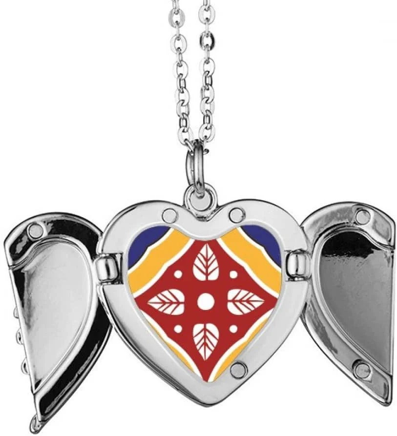 گردنبند آویز بال فرشته با طرح تزئینی به سبک تالاورا، هدیه ای شیک