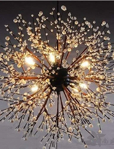 لوستر - آویز ستاره بادی صنعتی تزئینی لباس کافه بار باشگاه نور جرقه ای آتش بازی ال ای دی سفید گرم