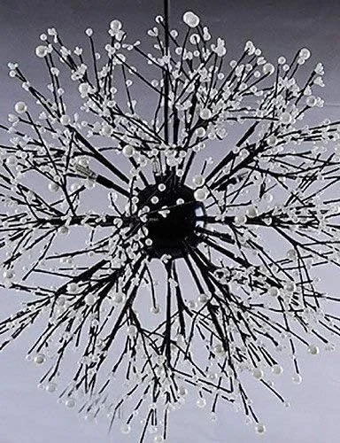 لوستر - آویز ستاره بادی صنعتی تزئینی لباس کافه بار باشگاه نور جرقه ای آتش بازی ال ای دی سفید گرم