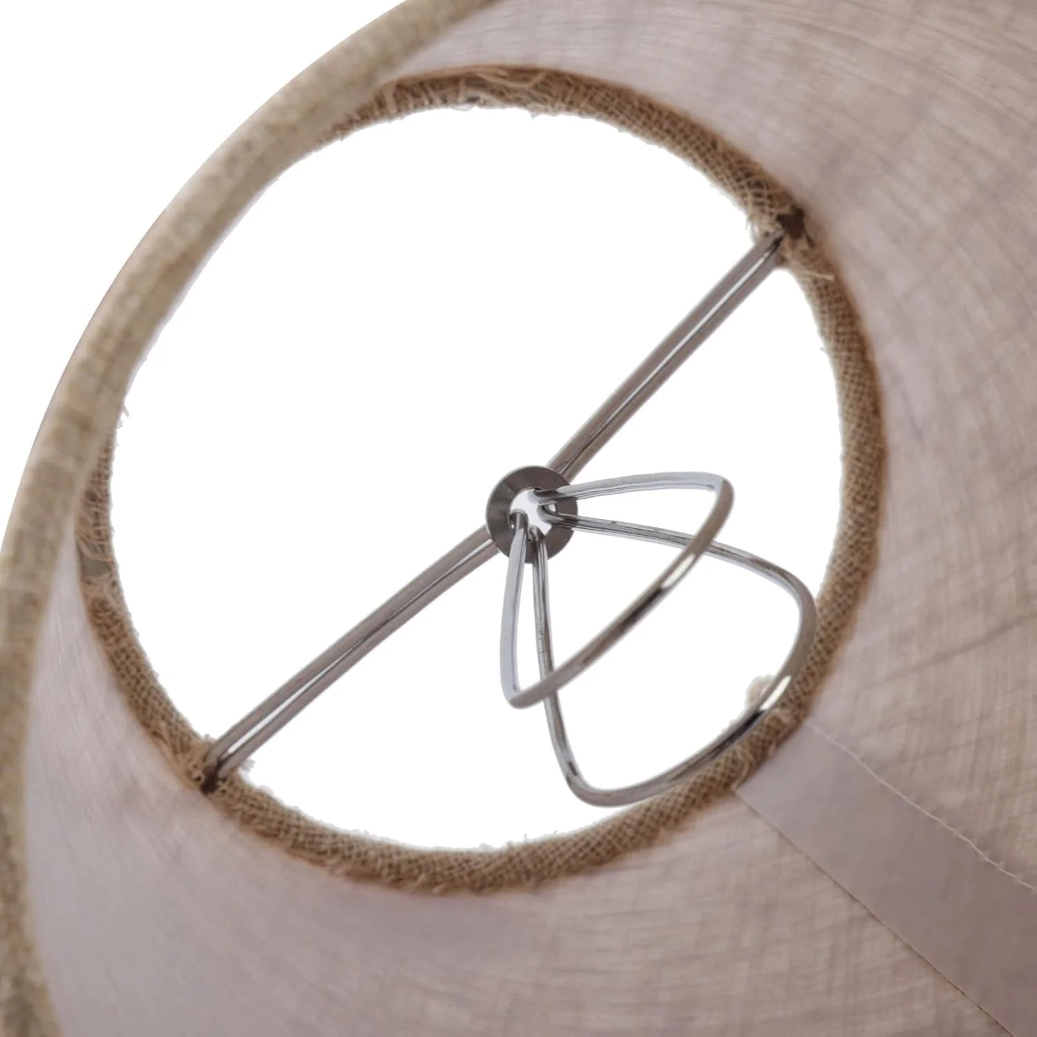 آباژور پارچه ای کتان Denash، نصب آسان، مقاوم در برابر ساییدگی، ظریف مناسب برای لامپ های E14