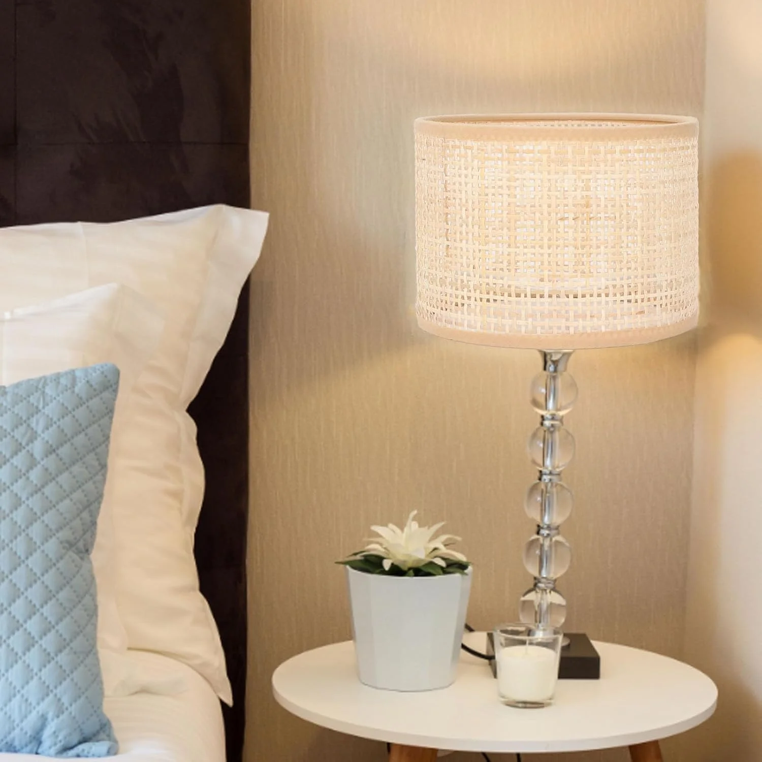 آباژور حصیری، روکش چراغ بافت دستی قدیمی برای چراغ رومیزی، چراغ ایستاده، چراغ سقفی با فناوری عالی، کیفیت