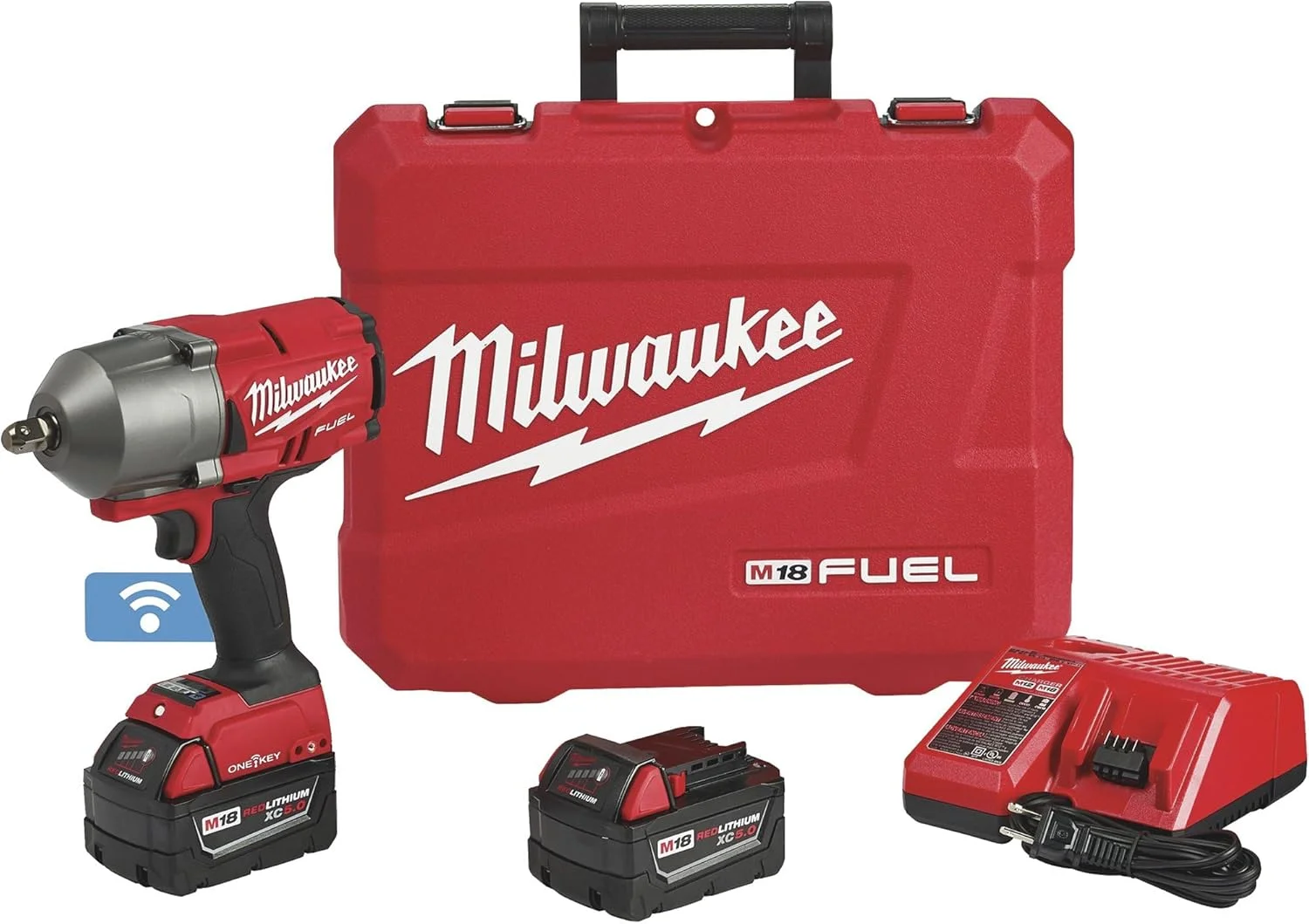 آچار بکس ضربه ای میلواکی، بی سیم، جمع و جور، 18 ولت DC آچار بکس ضربه ای میلواکی، بی سیم، جمع و جور، 18 ولت DC