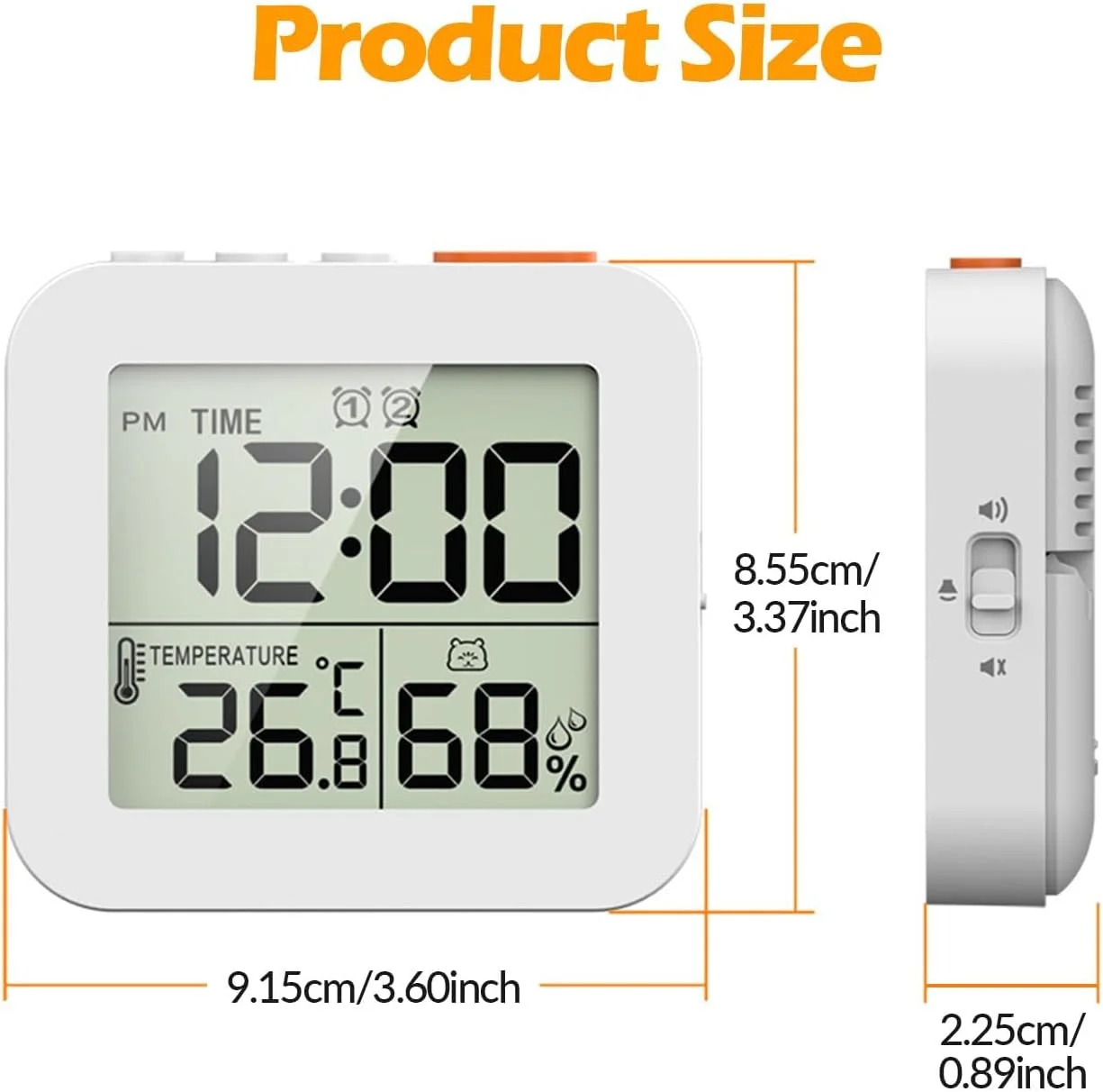 ساعت دیجیتال دوش آزونی، تایمر حمام رومیزی با زنگ هشدار با صفحه نمایش بزرگ LCD، نمایشگر دما و رطوبت، ساعت آشپزخانه، ساعت دیواری ضد آب، سفید ساعت دیجیتال دوش آزونی، تایمر حمام رومیزی با زنگ هشدار با صفحه نمایش بزرگ LCD، نمایشگر دما و رطوبت، ساعت آشپزخانه، ساعت دیواری ضد آب، سفید