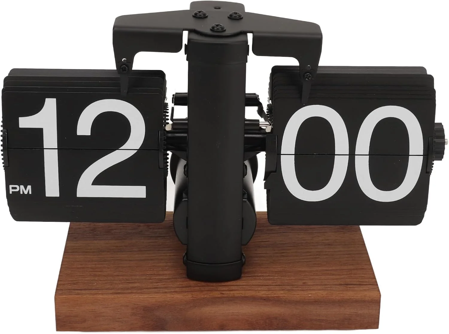 ساعت رومیزی دیجیتال BROLEO با طراحی کلاسیک و اعداد بزرگ، مناسب برای منزل، دفتر کار، مدرسه و هتل (مشکی)