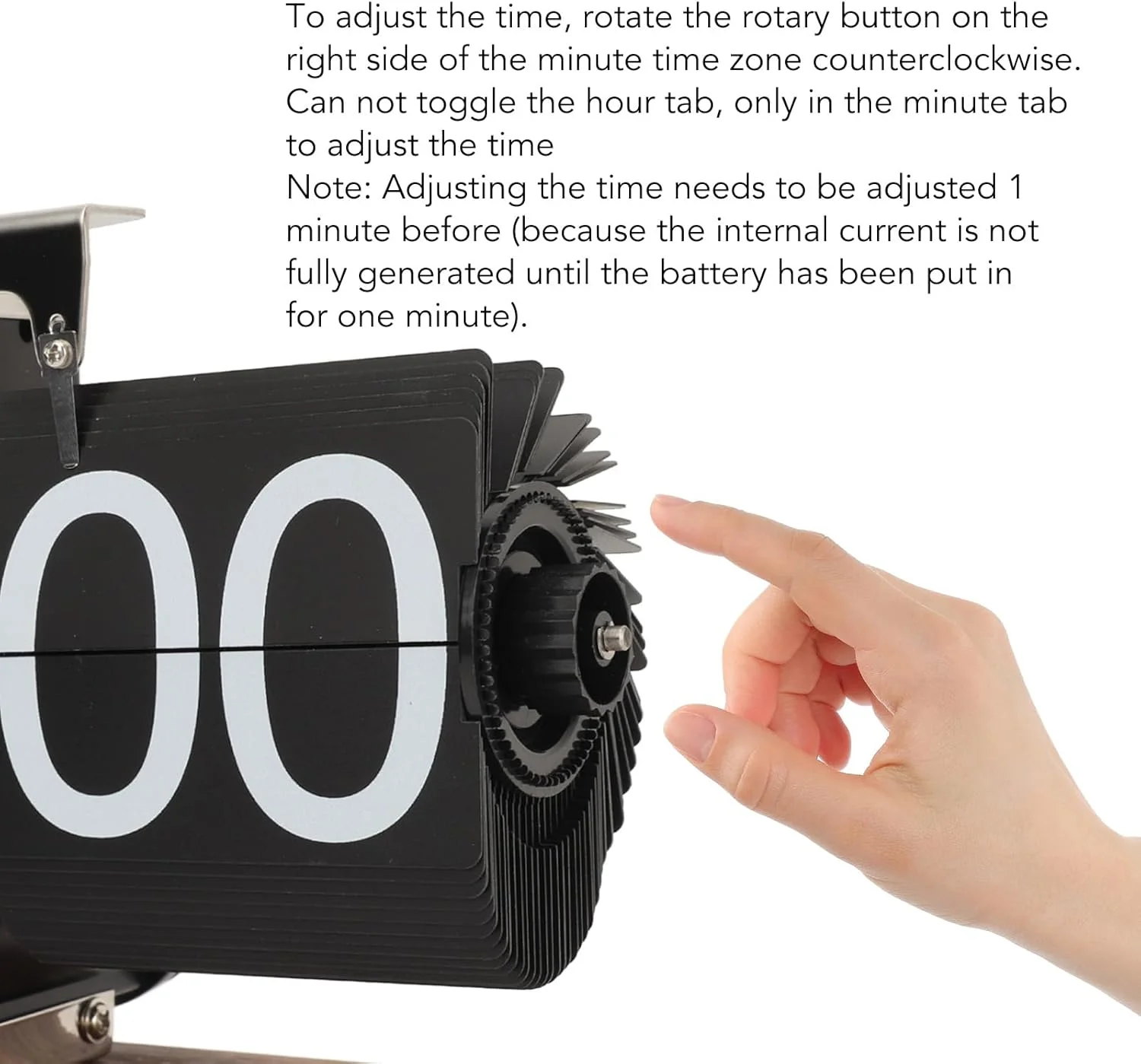 ساعت رومیزی دیجیتال فلیپ داون BROLEO، ساعت رومیزی مکانیکی رترو دیجیتال با نمایشگر 12 ساعته AM/PM، ساعت فلیپ اتوماتیک رومیزی با باتری برای دکوراسیون منزل و محل کار