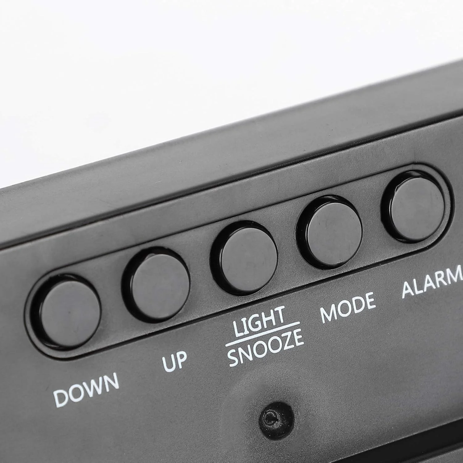 ساعت زنگ دار دیجیتال Cryfokt، ساعت الکترونیکی LED با پورت USB، ساعت رومیزی بی صدا، ساعت های الکتریکی فعال با صدا برای دفتر، خانه، کودکان، سالمندان، افراد با خواب سنگین