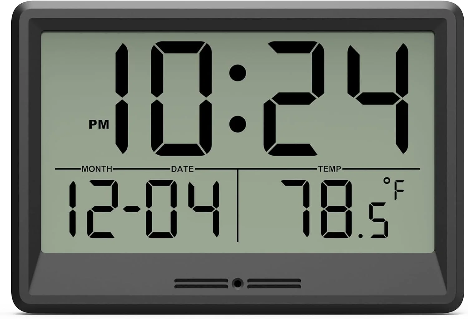 ساعت دیواری دیجیتال با باتری، ساعت دیواری کوچک 8 اینچی با صفحه نمایش بزرگ، دما و تاریخ | ساعت رومیزی ساده | ساعت دیجیتال دیواری بی صدا برای اتاق خواب، آشپزخانه، اتاق نشیمن، دفتر ساعت دیواری دیجیتال با باتری، ساعت دیواری کوچک 8 اینچی با صفحه نمایش بزرگ، دما و تاریخ | ساعت رومیزی ساده | ساعت دیجیتال دیواری بی صدا برای اتاق خواب، آشپزخانه، اتاق نشیمن، دفتر