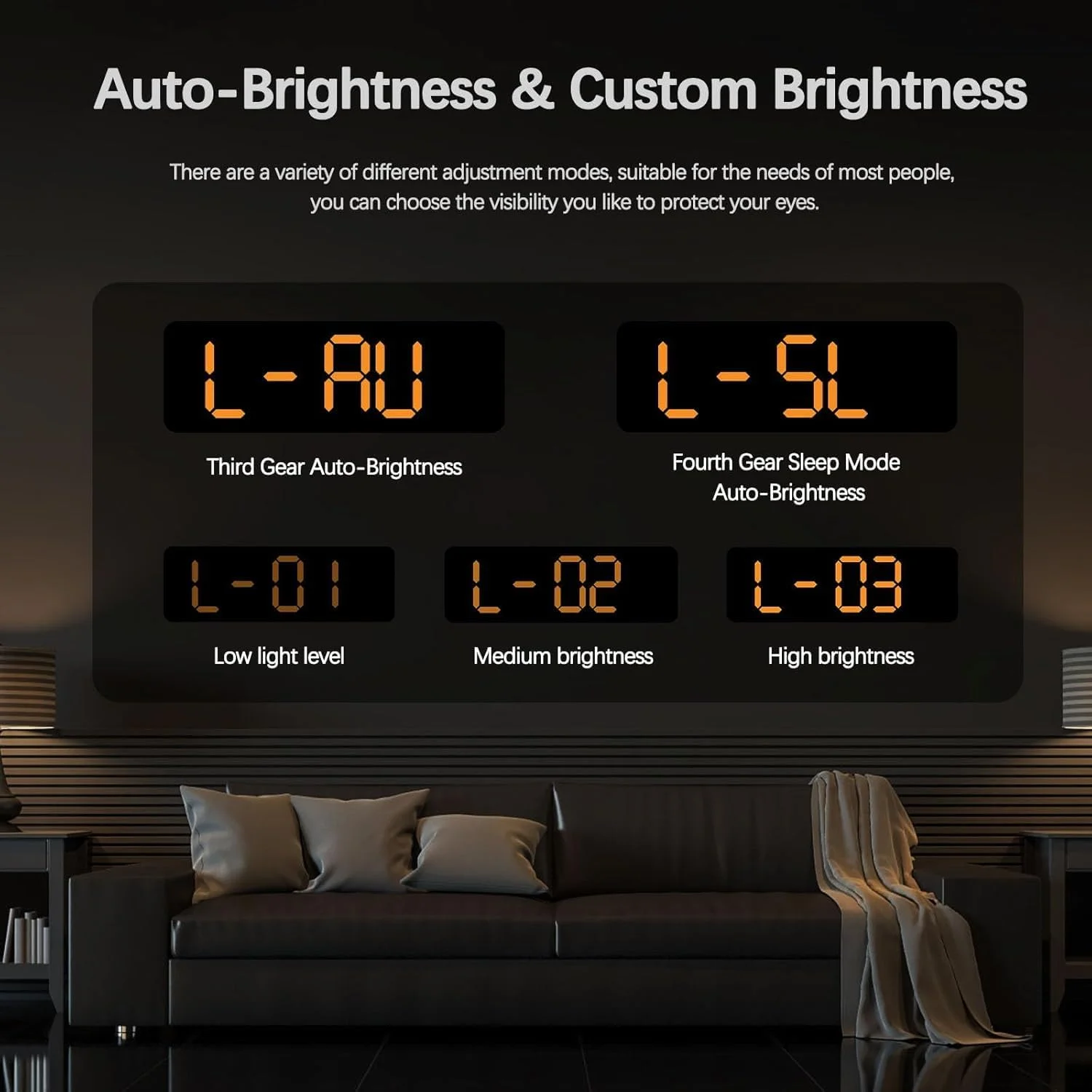 ساعت دیجیتال Fohome، ساعت زنگ دار دیجیتال LED برای اتاق خواب، ساعت دیواری با روشنایی، نمایشگر تاریخ و دما - 12/24H، ساعت رومیزی الکترونیکی بی صدا برای خانه، اتاق خواب، دفتر (نارنجی) ساعت دیجیتال Fohome، ساعت زنگ دار دیجیتال LED برای اتاق خواب، ساعت دیواری با روشنایی، نمایشگر تاریخ و دما - 12/24H، ساعت رومیزی الکترونیکی بی صدا برای خانه، اتاق خواب، دفتر (نارنجی)