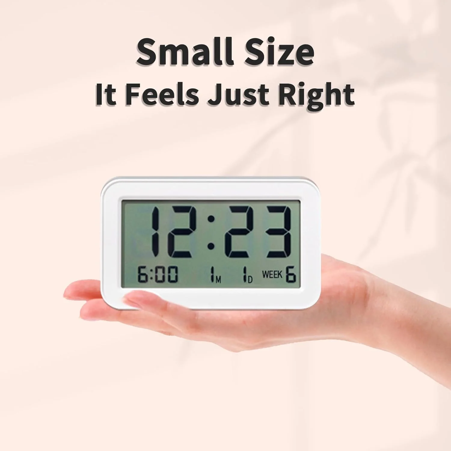 ساعت رومیزی دیجیتال ساده با نمایش اعداد بزرگ، زمان، تاریخ، و زنگ هشدار، مناسب برای اتاق خواب، کنار تخت، اتاق نشیمن، دفتر کار و دکوراسیون منزل (سفید) ساعت رومیزی دیجیتال ساده با نمایش اعداد بزرگ، زمان، تاریخ، و زنگ هشدار، مناسب برای اتاق خواب، کنار تخت، اتاق نشیمن، دفتر کار و دکوراسیون منزل (سفید)