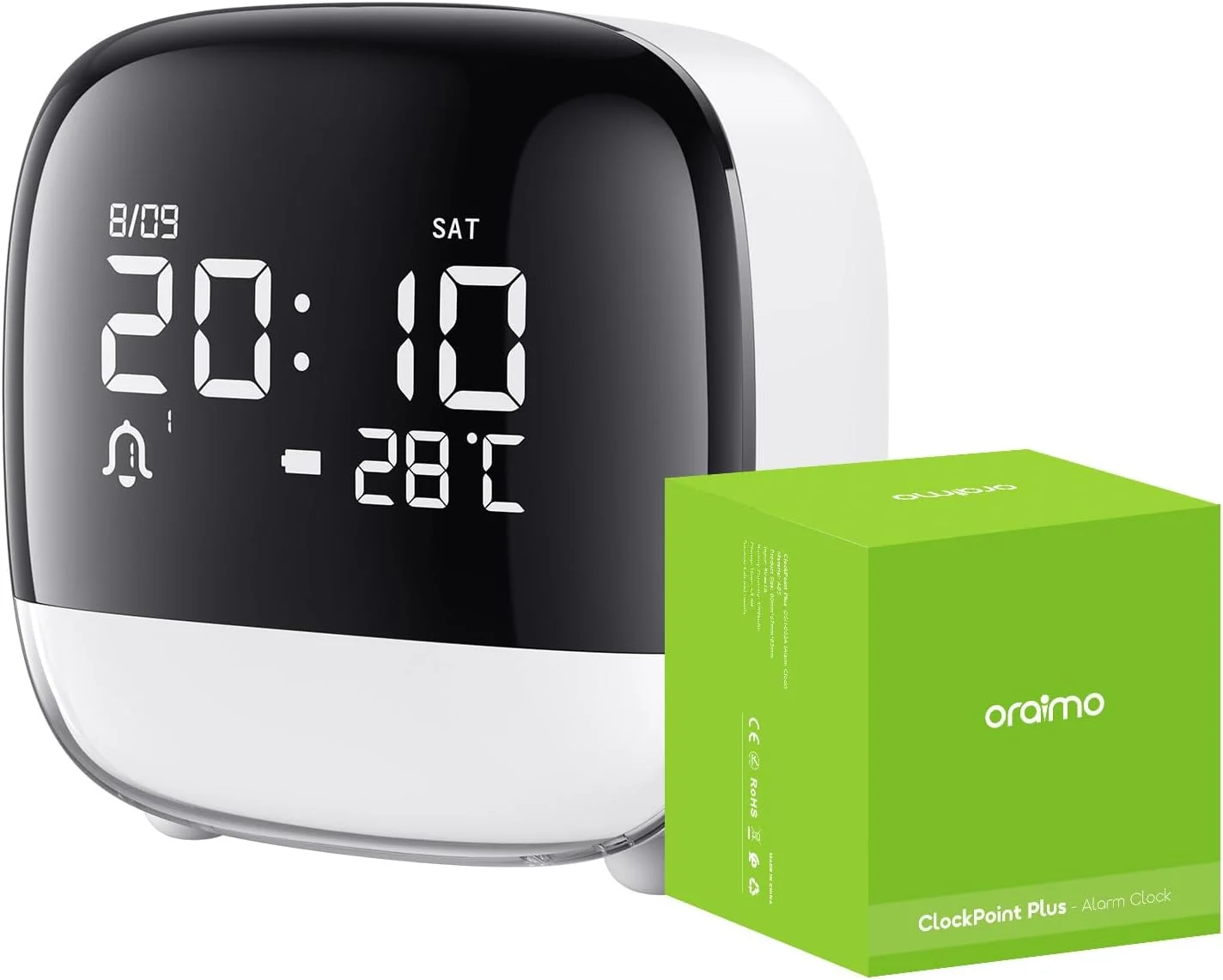 ساعت زنگ دار اورایمو پریمیوم با کنترل لمسی هوشمند، 3 زنگ هشدار و نور پس زمینه فعال شده با صدا، عمر باتری 80 روزه در هر بار شارژ، ساعت دیجیتال با تاریخ/دما/تعویق/12H/24H، ساعت رومیزی برای دانش آموزان و کودکان ساعت زنگ دار اورایمو پریمیوم با کنترل لمسی هوشمند، 3 زنگ هشدار و نور پس زمینه فعال شده با صدا، عمر باتری 80 روزه در هر بار شارژ، ساعت دیجیتال با تاریخ/دما/تعویق/12H/24H، ساعت رومیزی برای دانش آموزان و کودکان