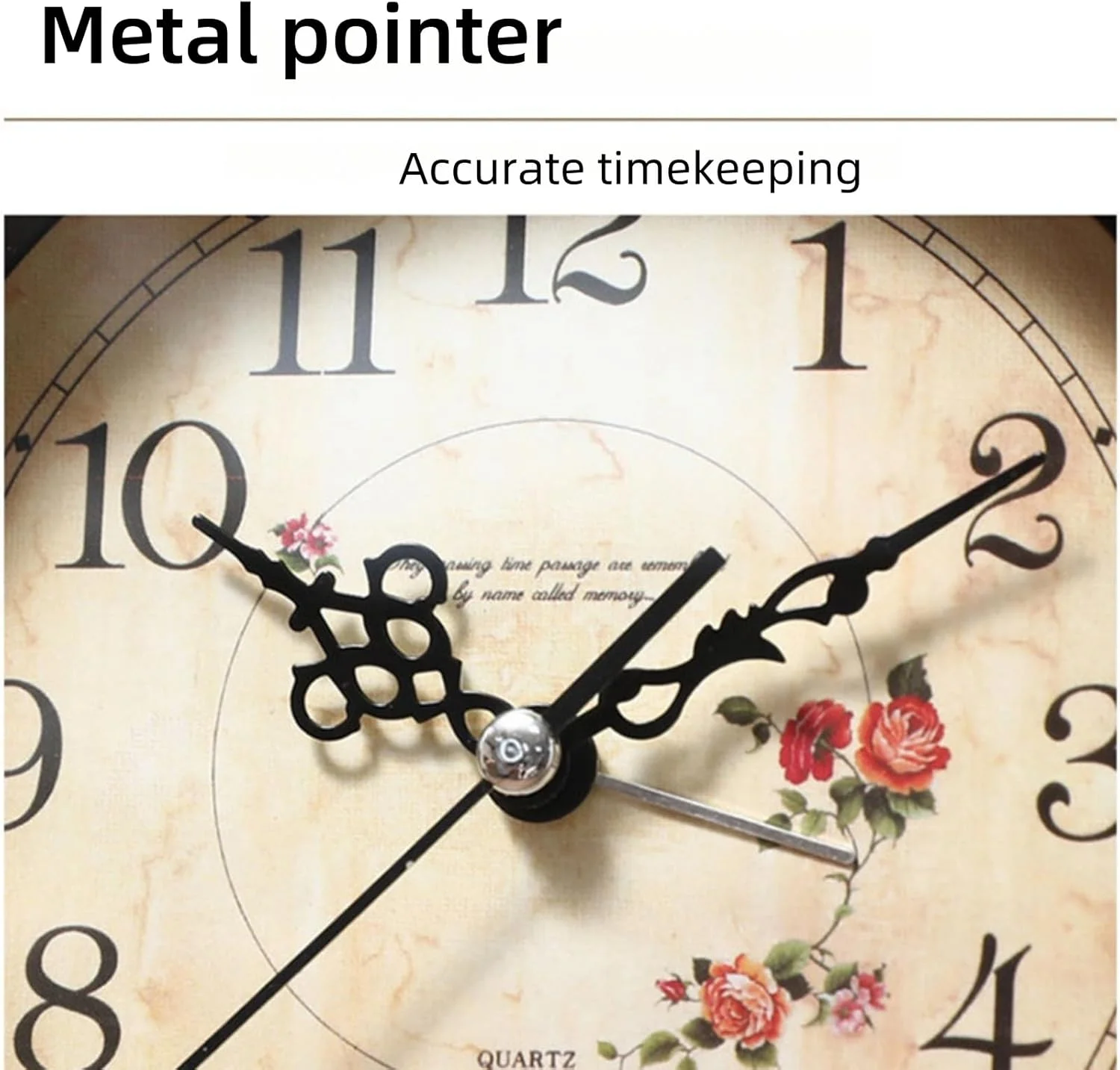 ساعت زنگ دار بی صدا، ساعت زنگ دار با طراحی قدیمی، ساختار فلزی با الهام از سبک رترو، ساعت رومیزی یا کنار تختی خلاقانه، با باتری کار می کند، قابل نصب روی دیوار، صفحه نمایش واضح و خوانا، حرکت بی صدا ساعت زنگ دار بی صدا، ساعت زنگ دار با طراحی قدیمی، ساختار فلزی با الهام از سبک رترو، ساعت رومیزی یا کنار تختی خلاقانه، با باتری کار می کند، قابل نصب روی دیوار، صفحه نمایش واضح و خوانا، حرکت بی صدا