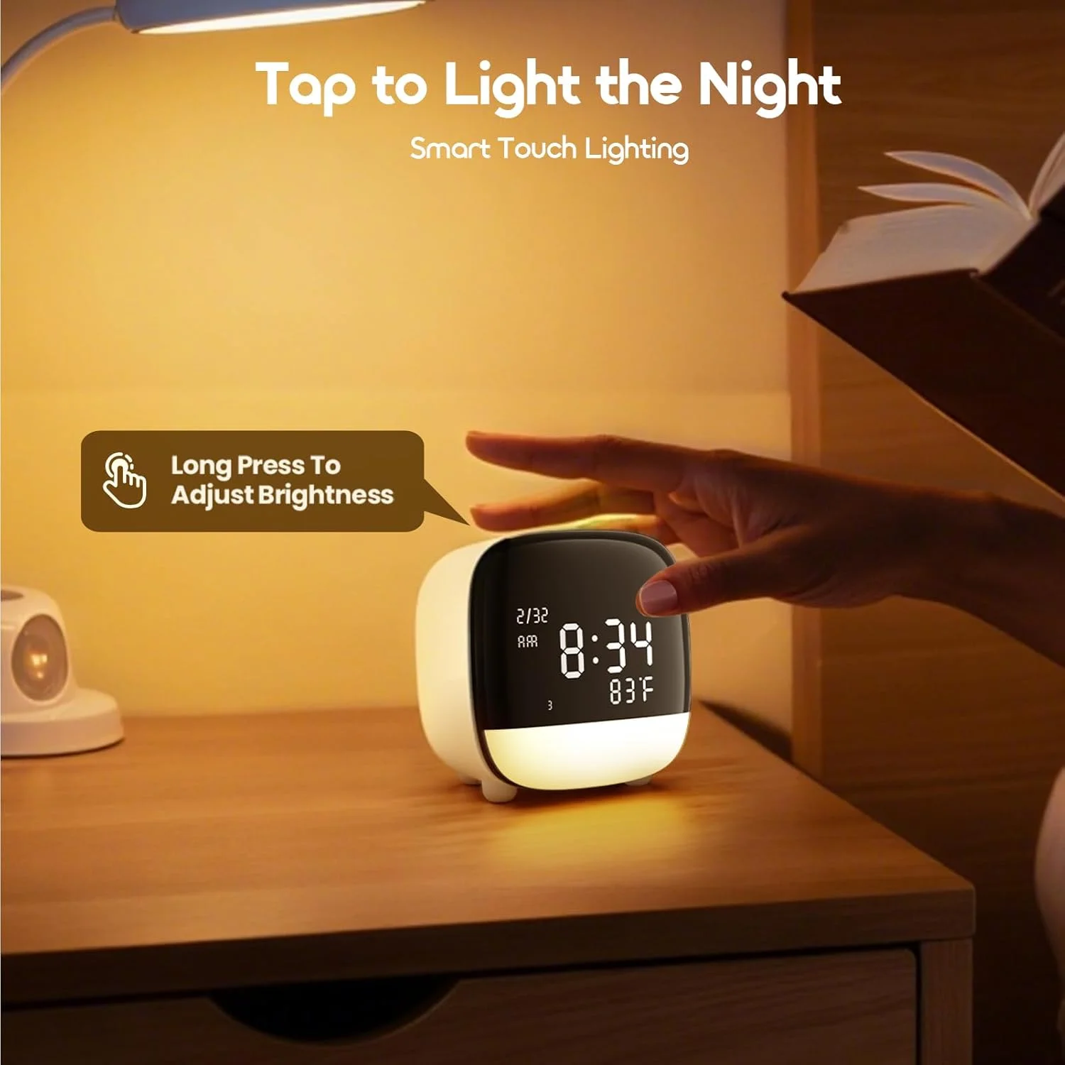 ساعت زنگ دار اورایمو پریمیوم با کنترل لمسی هوشمند، 3 زنگ هشدار و نور پس زمینه فعال شده با صدا، عمر باتری 80 روزه در هر بار شارژ، ساعت دیجیتال با تاریخ/دما/تعویق/12H/24H، ساعت رومیزی برای دانش آموزان و کودکان ساعت زنگ دار اورایمو پریمیوم با کنترل لمسی هوشمند، 3 زنگ هشدار و نور پس زمینه فعال شده با صدا، عمر باتری 80 روزه در هر بار شارژ، ساعت دیجیتال با تاریخ/دما/تعویق/12H/24H، ساعت رومیزی برای دانش آموزان و کودکان