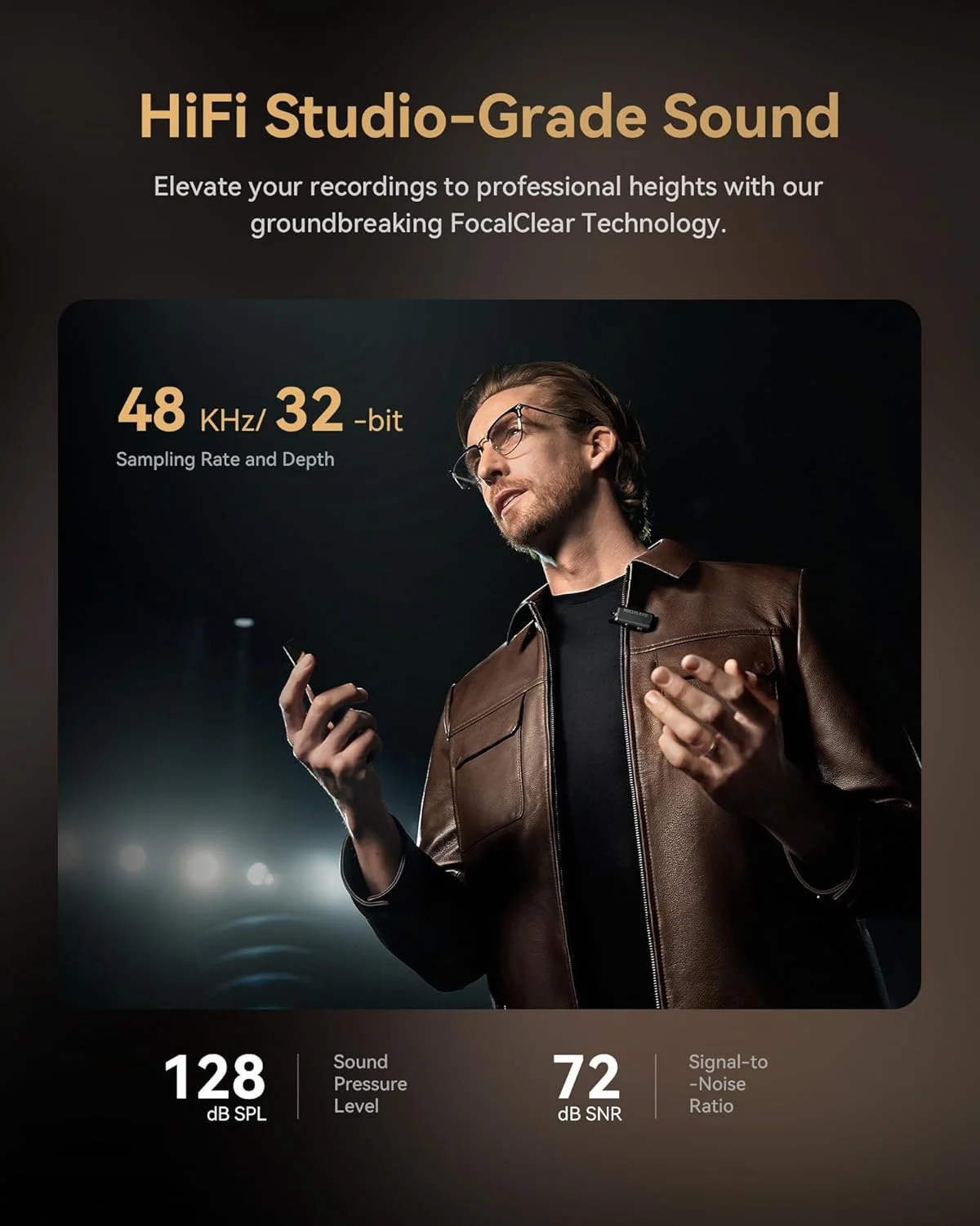 میکروفون بی سیم Hollyland LARK MAX 2 Ultimate Combo، حذف نویز هوش مصنوعی، مانیتورینگ صوتی بی سیم، صدای 32 بیتی Full-Chain، میکروفون برای دوربین، آیفون، اندروید (2TX + 2RX+ هدفون OWS + جعبه شارژ)