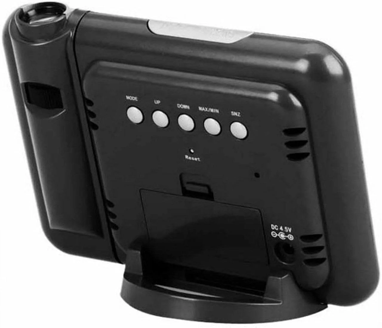 ساعت رومیزی دیجیتال Fitto با صفحه نمایش LCD، زنگ هشدار، نمایش دما و رطوبت، نور پس زمینه LED ساعت رومیزی دیجیتال Fitto با صفحه نمایش LCD، زنگ هشدار، نمایش دما و رطوبت، نور پس زمینه LED