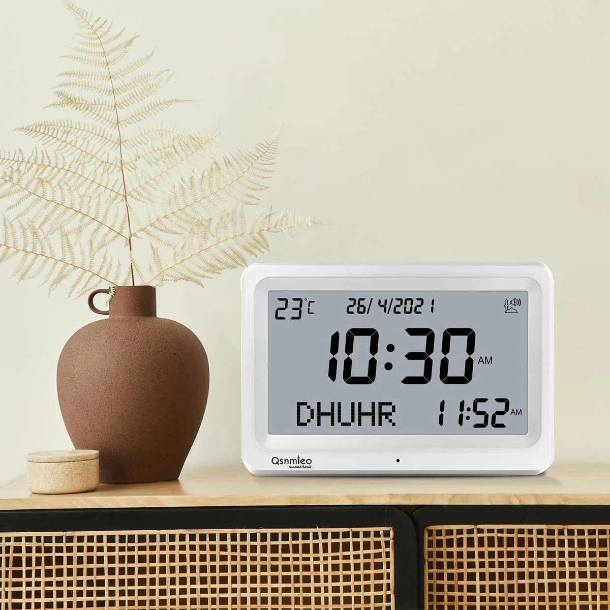 ساعت اذان Qsnmieo برای ایالات متحده آمریکا - دیجیتال خودکار جهانی با 8 صدای اذان، ساعت دیواری و رومیزی اسلامی ساعت اذان Qsnmieo برای ایالات متحده آمریکا - دیجیتال خودکار جهانی با 8 صدای اذان، ساعت دیواری و رومیزی اسلامی