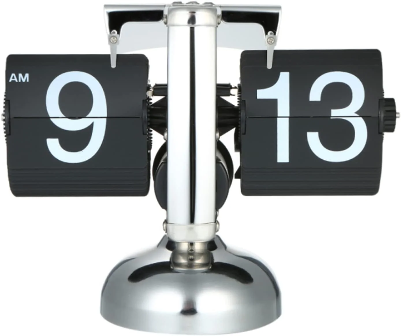 ساعت رومیزی SKEIDO با نمایشگر اعداد PVC و عملکرد چرخ دنده ای، ساعت کوارتز رترو مشکی، دکوری منزل، ساعت رومیزی، هدیه کودک ساعت رومیزی SKEIDO با نمایشگر اعداد PVC و عملکرد چرخ دنده ای، ساعت کوارتز رترو مشکی، دکوری منزل، ساعت رومیزی، هدیه کودک