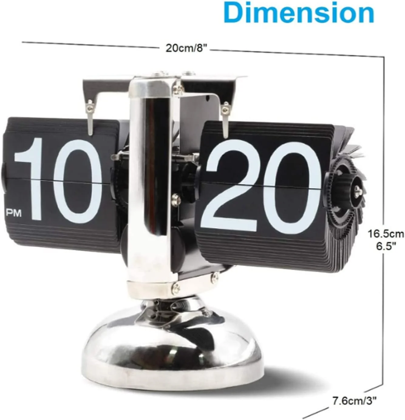 ساعت رومیزی SKEIDO با نمایشگر اعداد PVC و عملکرد چرخ دنده ای، ساعت کوارتز رترو مشکی، دکوری منزل، ساعت رومیزی، هدیه کودک ساعت رومیزی SKEIDO با نمایشگر اعداد PVC و عملکرد چرخ دنده ای، ساعت کوارتز رترو مشکی، دکوری منزل، ساعت رومیزی، هدیه کودک