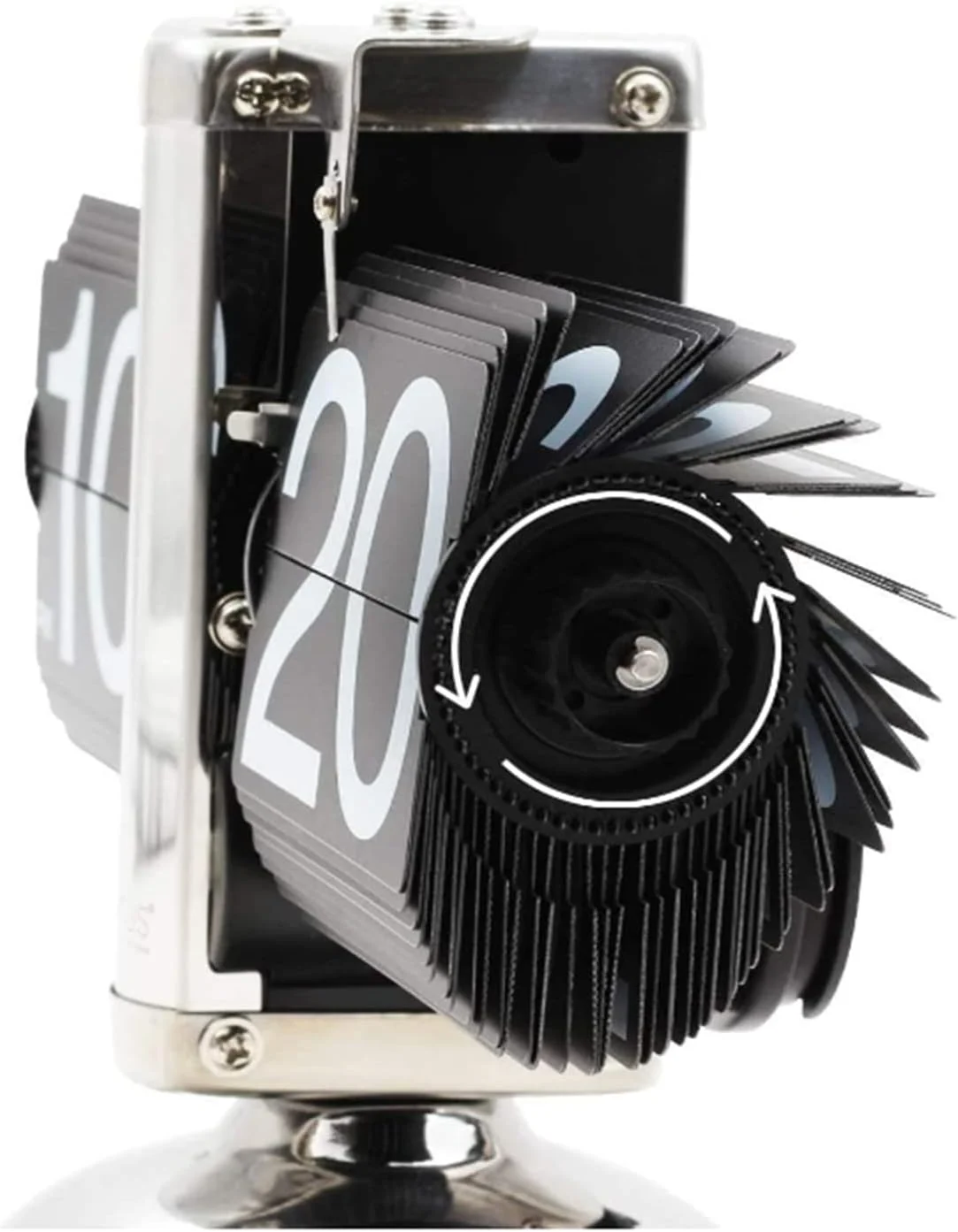 ساعت رومیزی SKEIDO با نمایشگر اعداد PVC و عملکرد چرخ دنده ای، ساعت کوارتز رترو مشکی، دکوری منزل، ساعت رومیزی، هدیه کودک ساعت رومیزی SKEIDO با نمایشگر اعداد PVC و عملکرد چرخ دنده ای، ساعت کوارتز رترو مشکی، دکوری منزل، ساعت رومیزی، هدیه کودک