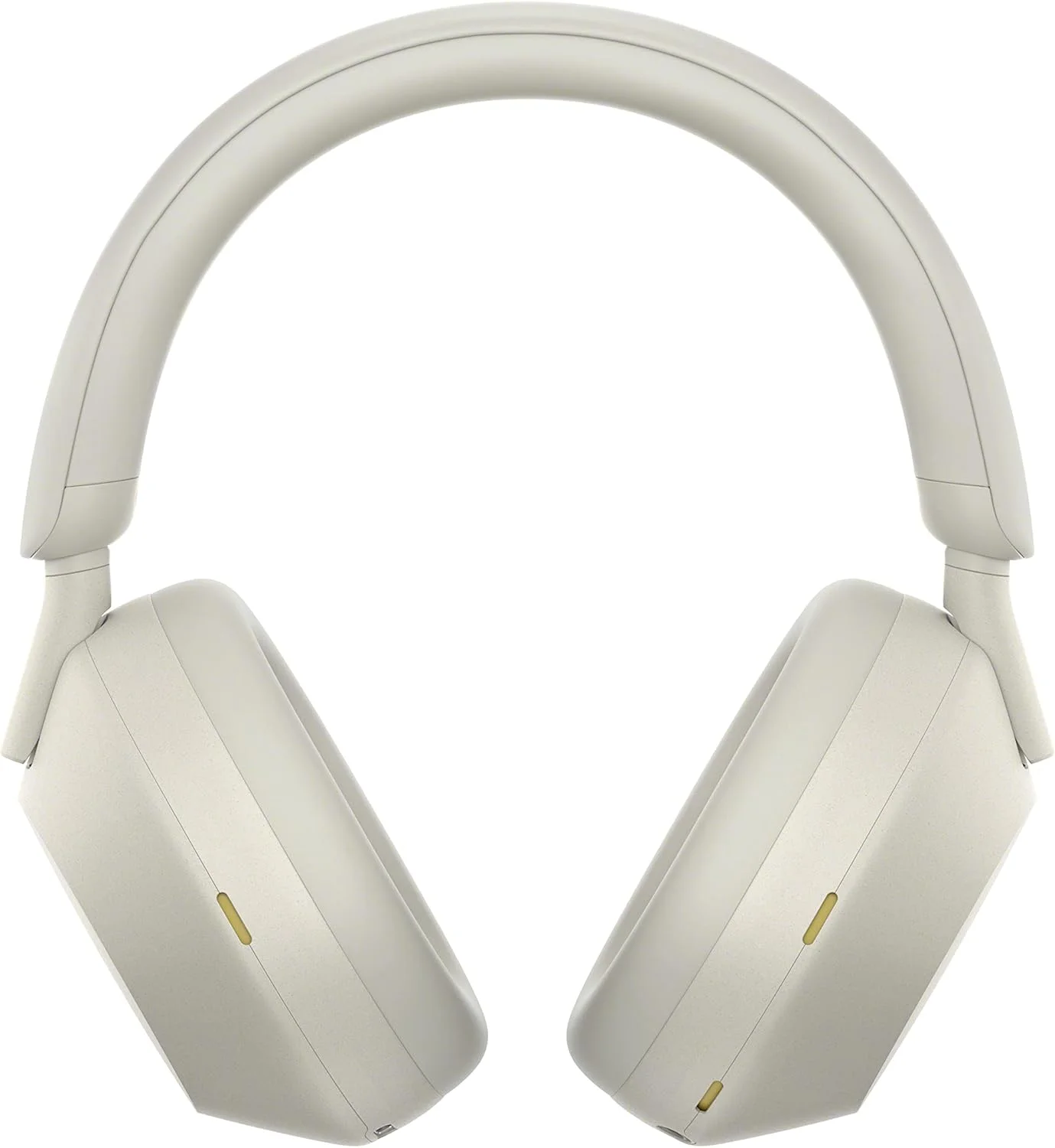 هدفون بی‌سیم حذف نویز سونی WH-1000XM5، صدای Hi-Res، بهترین کیفیت تماس تلفنی، 30 ساعت عمر باتری، تشخیص پوشیدن، دستیار صوتی الکسا، نقره‌ای، نسخه امارات