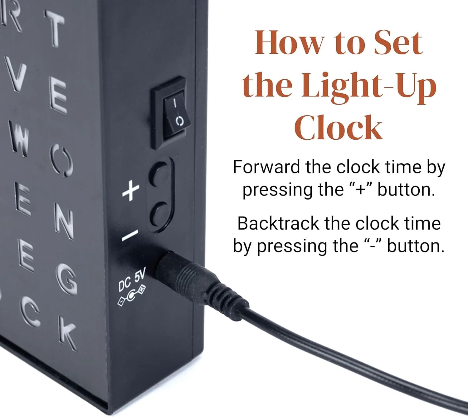 ساعت رومیزی کلمات روشن شونده Stiles، 25 در 25 سانتی متر، ساعت رومیزی منحصر به فرد با کابل USB، دکوراسیون مدرن و جذاب برای اتاق نشیمن، اتاق خواب، خانه یا دفتر، مشکی ساعت رومیزی کلمات روشن شونده Stiles، 25 در 25 سانتی متر، ساعت رومیزی منحصر به فرد با کابل USB، دکوراسیون مدرن و جذاب برای اتاق نشیمن، اتاق خواب، خانه یا دفتر، مشکی