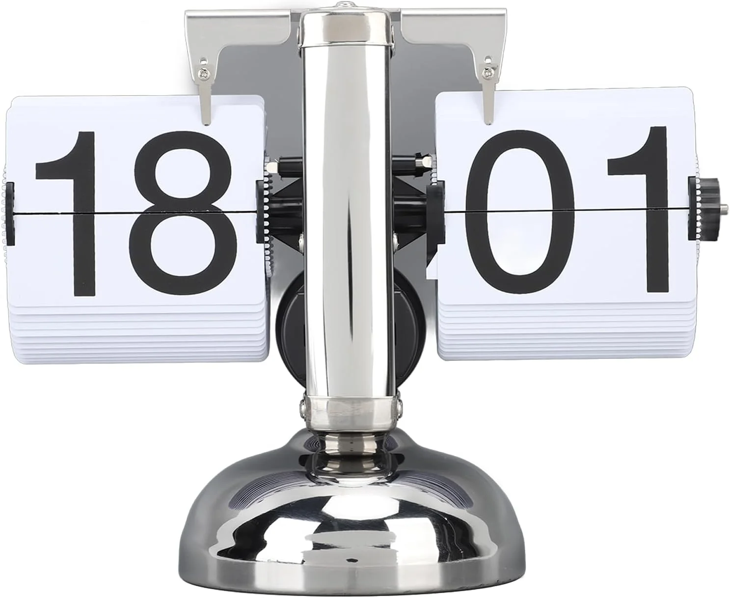 ساعت رومیزی فلیپ، طرح رترو و مینیمال، استیل ضد زنگ، مناسب دکور خانه و محل کار، با قابلیت تنظیم آسان ساعت رومیزی فلیپ، طرح رترو و مینیمال، استیل ضد زنگ، مناسب دکور خانه و محل کار، با قابلیت تنظیم آسان