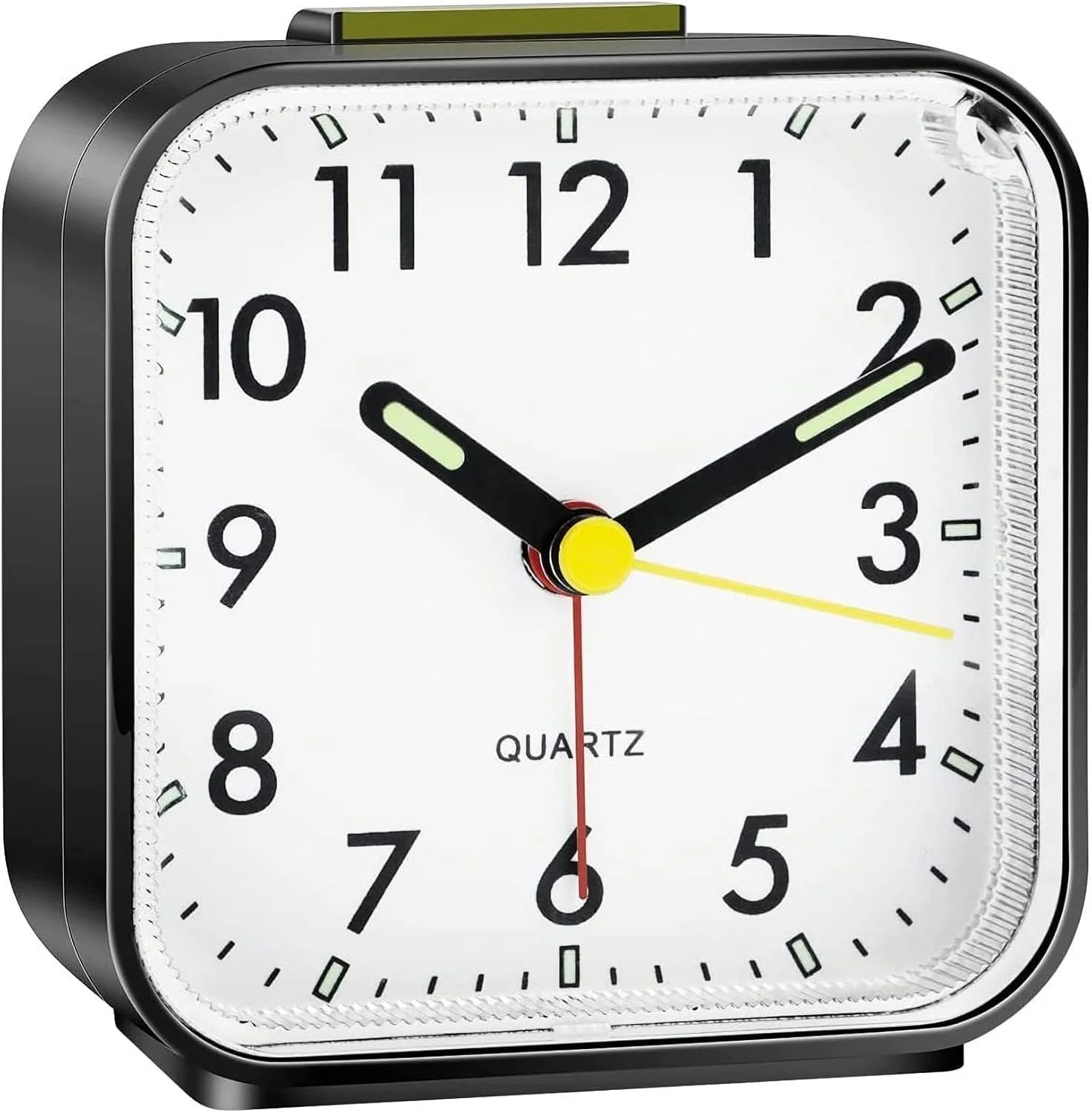 ساعت زنگ دار بی صدا SYOSI، ساعت رومیزی بدون تیک تاک با باتری، ساعت زنگ دار مسافرتی، ساعت پایه اتاق خواب، ساعت رومیزی، صفحه نمایش بزرگ نورانی، عملکرد چرت زدن، نور برای اتاق خواب و دفتر ساعت زنگ دار بی صدا SYOSI، ساعت رومیزی بدون تیک تاک با باتری، ساعت زنگ دار مسافرتی، ساعت پایه اتاق خواب، ساعت رومیزی، صفحه نمایش بزرگ نورانی، عملکرد چرت زدن، نور برای اتاق خواب و دفتر