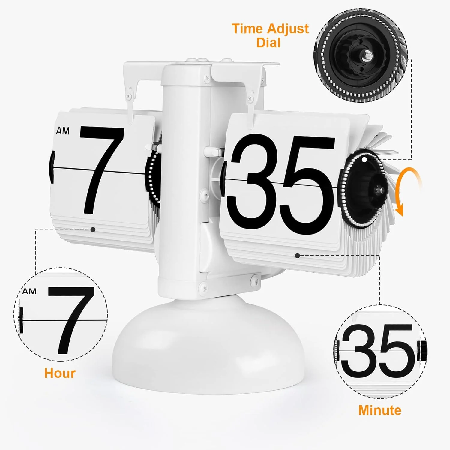 ساعت رومیزی فلیپ Vecolla مدل رترو - مکانیکی عتیقه با نمایشگر اعداد بزرگ، ساعت رومیزی وینتیج برای دفتر، اتاق خواب، اتاق نشیمن - دکوراسیون شیک و مدرن منزل ساعت رومیزی فلیپ Vecolla مدل رترو - مکانیکی عتیقه با نمایشگر اعداد بزرگ، ساعت رومیزی وینتیج برای دفتر، اتاق خواب، اتاق نشیمن - دکوراسیون شیک و مدرن منزل