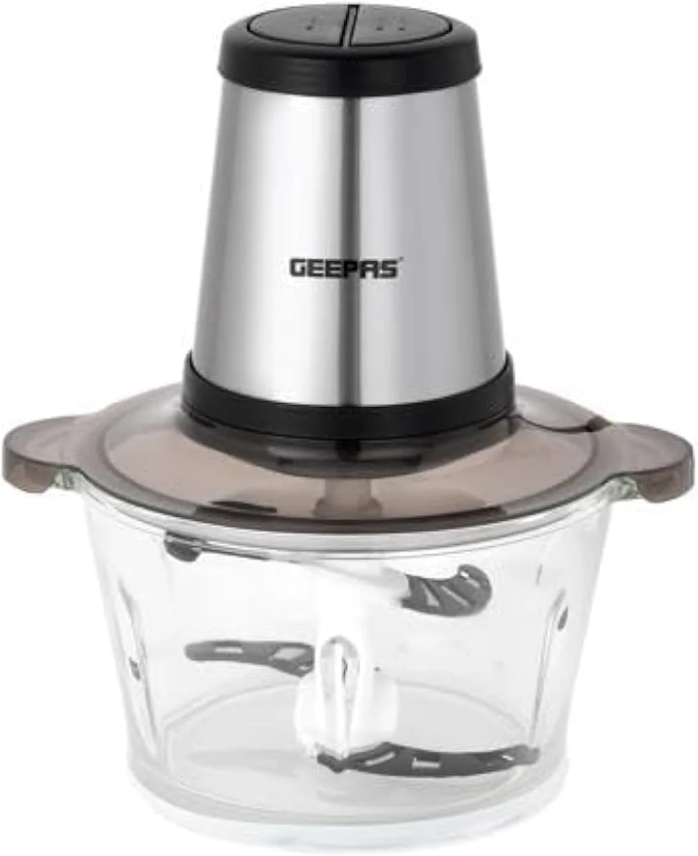 خردکن چند منظوره 2.0 لیتری جیپاس مدل GMC42026 | 400 وات، خردکن چند منظوره جمع و جور، 2 سطح سرعت و تیغه دوتایی | مناسب برای خرد کردن سبزیجات، میوه ها، گوشت | مشکی